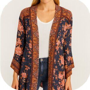 MATILDA‎ JANE Just Imagine Olivia Floral Print Kimono size XS/S X Small/Small